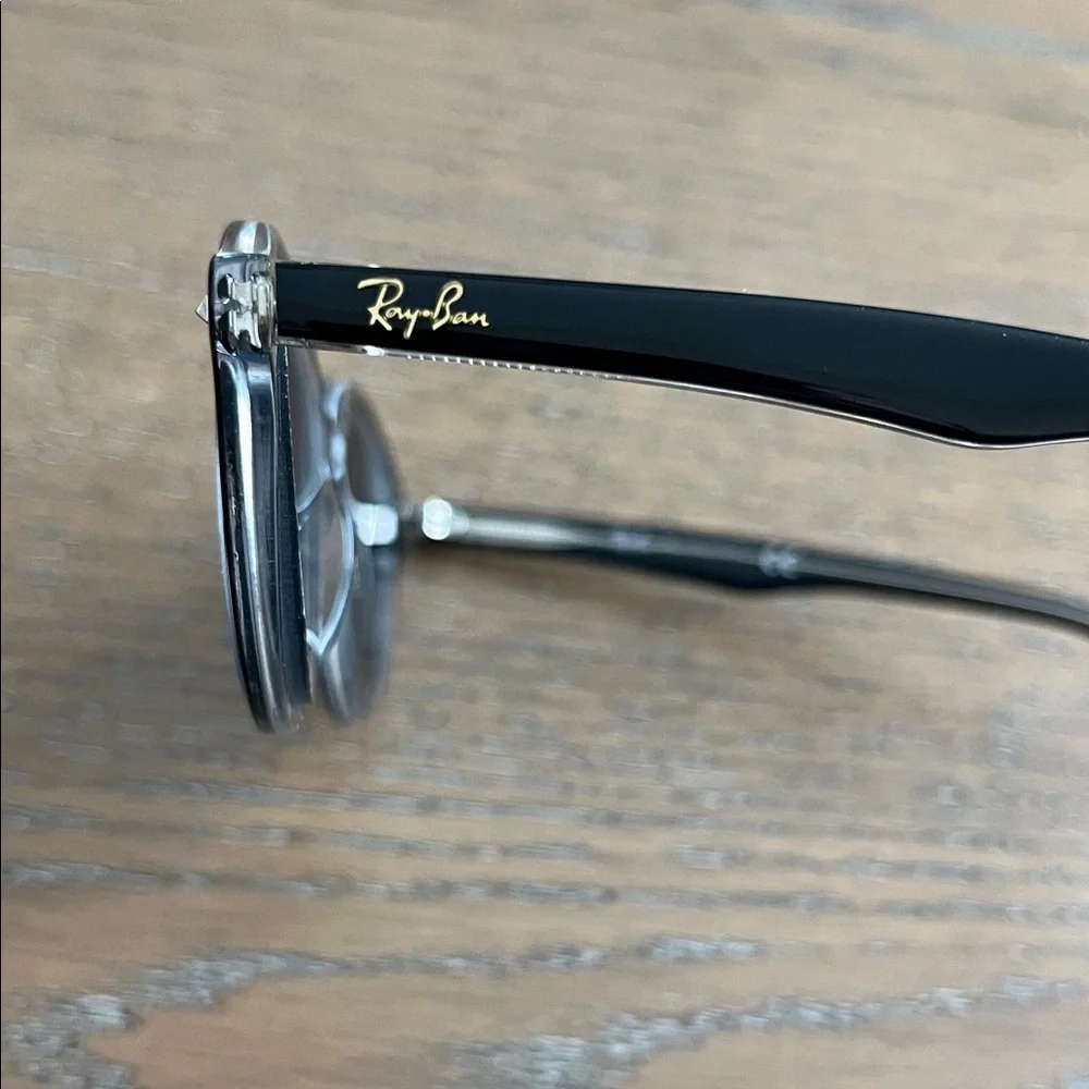 Ray-Ban Classic‎ Black Round Prescription Eyeglasses with Case